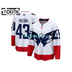 Dětské Hokejový Dres Washington Capitals Tom Wilson 43 Adidas 2023 NHL Stadium Series Bílý Authentic